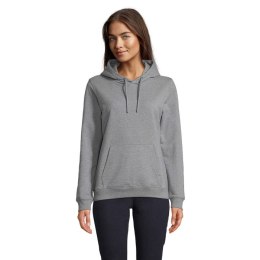 NICHOLAS WOMEN HOODED SWEAT gray melanged M (N03197-MM-M)