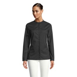 BART WOMEN MAO COLLAR SHIRT deep black L (N03787-DB-L)