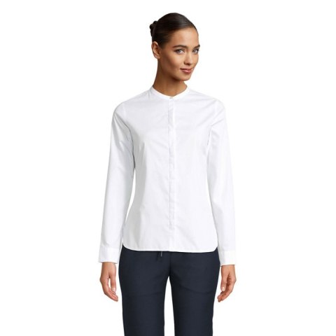 BART WOMEN MAO COLLAR SHIRT optic white L (N03787-OQ-L)