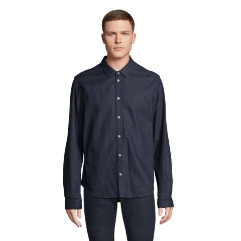 BENNETT MEN DENIM SHIRT brut denim M (N04796-EV-M)