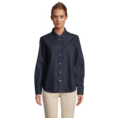 BENNETT WOMEN DENIM SHIRT brut denim M (N04797-EV-M)