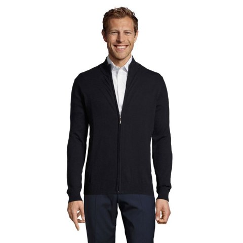 GORDON MEN ZIPPED CARDIGAN Granatowy 3XL (S00548-NY-3XL)