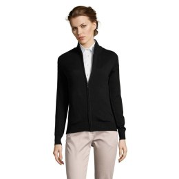 GORDON WOMEN ZIP CARDIGAN Czarny / Czarny opal L (S00550-BK-L)