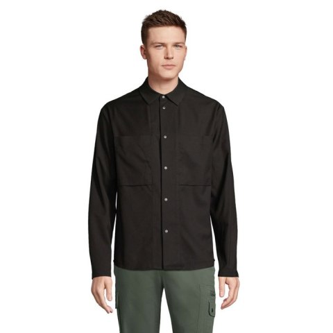 MADDEN UNISEX OVERSHIRT deep black XS (N04802-DB-XS)