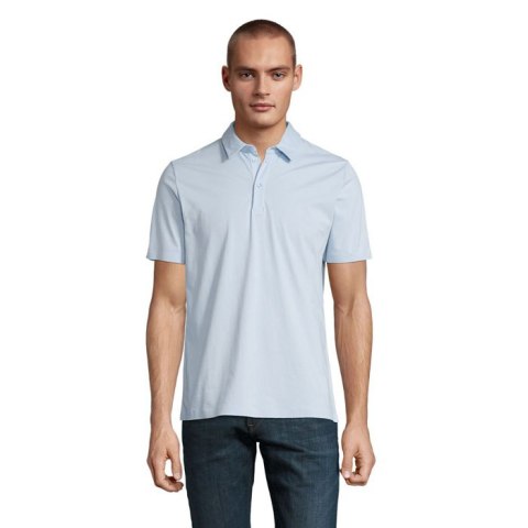 RELAX OSCAR MEN POLO SHIRT soft blue 3XL (N03933-EU-3XL)