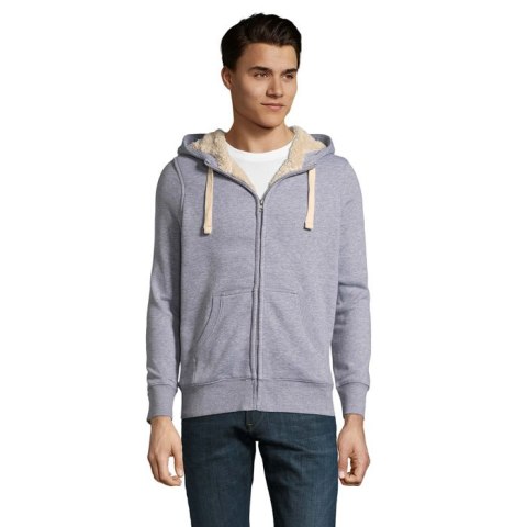 SHERPA UNISEX ZIPPED JACKET grey melange XXS (S00584-GY-XXS)