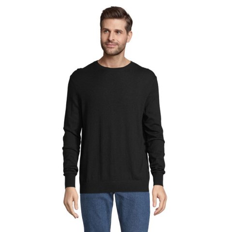 STUART MEN SWEATER deep black 4XL (N04037-DB-4XL)