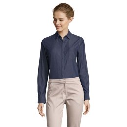 BARRY WOMEN DENIM SHIRT brut denim XL (S02101-EV-XL)