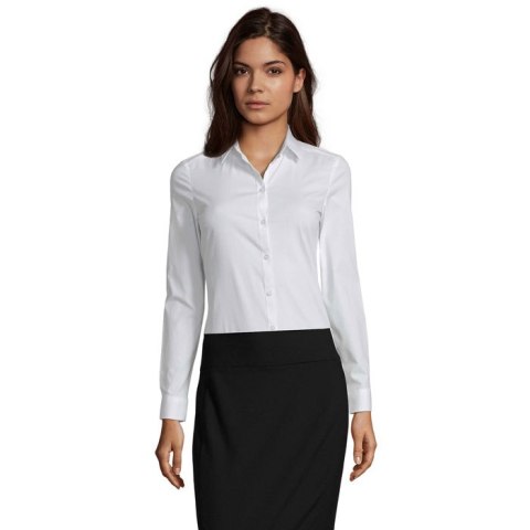 BLAKE WOMEN STRETCH SHIRT Biały XXL (S01427-WH-XXL)