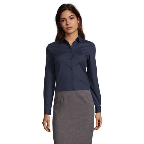 BLAKE WOMEN STRETCH SHIRT Ciemnoniebieski XL (S01427-EF-XL)