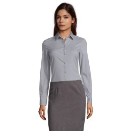 BLAKE WOMEN STRETCH SHIRT pearl grey M (S01427-PC-M)