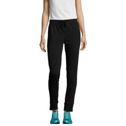 JAKE WOMEN JOG PANTS Czarny / Czarny opal XXL (S02085-BK-XXL)