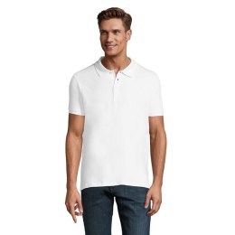PHOENIX MEN ELASTANE POLO Biały S (S01708-WH-S)