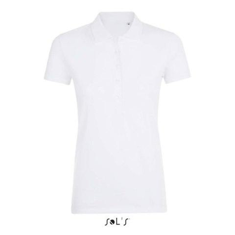 PHOENIX WOMEN ELASTANE POLO Biały XXL (S01709-WH-XXL)