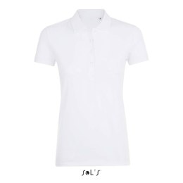 PHOENIX WOMEN ELASTANE POLO Biały M (S01709-WH-M)