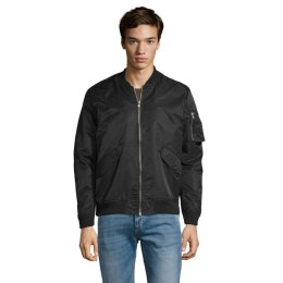 REBEL UNISEX FASHION BOMBER Czarny / Czarny opal XS (S01616-BK-XS)