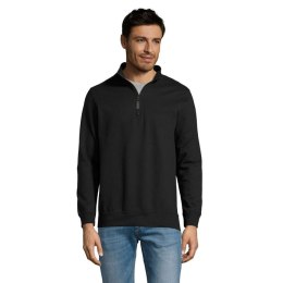 STAN ZIP COLLAR SWEAT 260 Czarny / Czarny opal 3XL (S02088-BK-3XL)