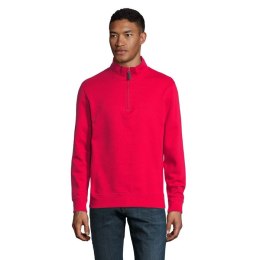 STAN ZIP COLLAR SWEAT 260 Czerwony L (S02088-RD-L)