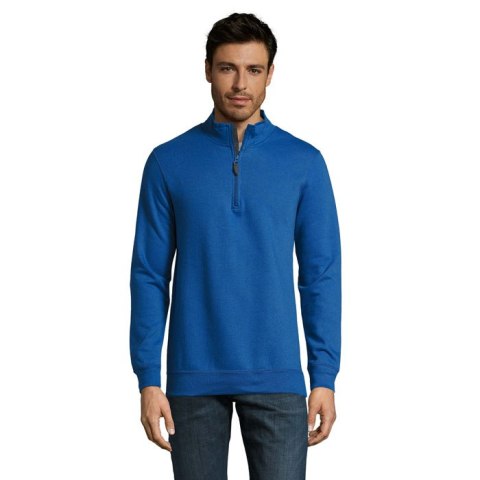STAN ZIP COLLAR SWEAT 260 Niebieski M (S02088-RB-M)