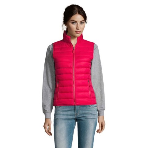 WAVE WOMEN BODYWARMER ciemno różowy S (S01437-DP-S)