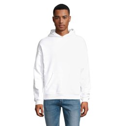 CONNOR UNISEX HOODED SWEAT Biały L (S03813-WH-L)