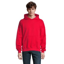 CONNOR UNISEX HOODED SWEAT Bright Rojo S (S03813-BT-S)