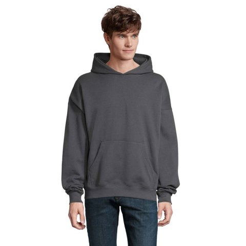 CONNOR UNISEX HOODED SWEAT mysi szary L (S03813-MU-L)