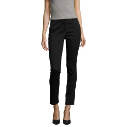 JARED WOMEN STRETCH TROUSER Czarny / Czarny opal M (S02918-BK-M)