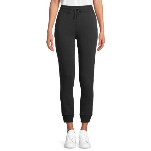 JET WOMEN JOGGING PANTS Czarny / Czarny opal M (S03809-BK-M)