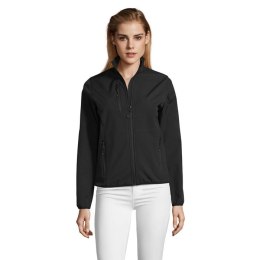 RADIAN WOMEN SOFTSHELL Czarny / Czarny opal XXL (S03107-BK-XXL)