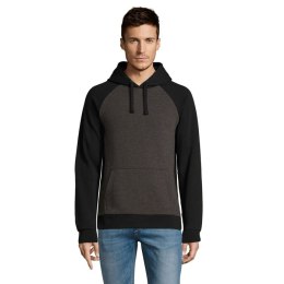 SEATTLE UNISEX SWEAT 280 charcoal melange/black XXL (S02998-TH-XXL)