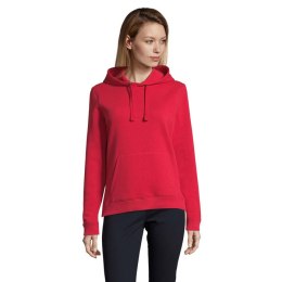 SPENCER WOMEN HOODED SWEAT Czerwony L (S03103-RD-L)