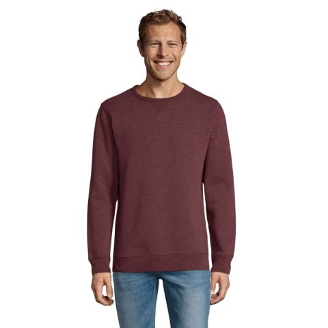 SULLY SWEAT 280 LSF melanż czerwonobrunatny 3XL (S02990-HX-3XL)