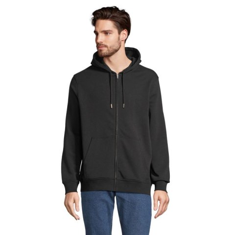 CALIPSO FULL ZIP HOODIE Czarny / Czarny opal XL (S04237-BK-XL)