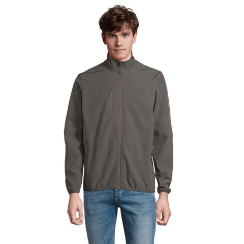 FALCON MEN SOFTSHELL charcoal grey S (S03827-CR-S)