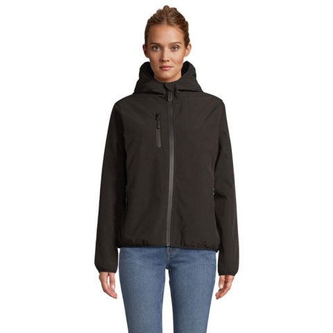 FALCON PADDED WOMEN PARKA Czarny / Czarny opal L (S04450-BK-L)