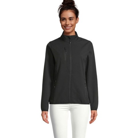FALCON WOMEN SOFTSHELL Czarny / Czarny opal XL (S03828-BK-XL)