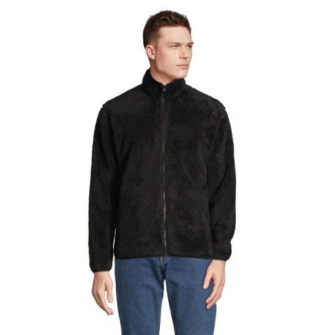 FINCH UNISEX ZIP FLEECE Czarny / Czarny opal 3XL (S04022-BK-3XL)