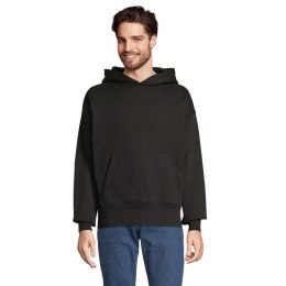 ORIGIN UNISEX HOODED SWEAT Czarny / Czarny opal XL (S03991-BK-XL)