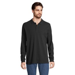 PLANET LSL POLO ORGANIC Czarny / Czarny opal 3XL (S04241-BK-3XL)