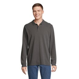 PLANET LSL POLO ORGANIC charcoal melange 3XL (S04241-CE-3XL)