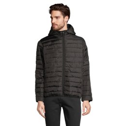 STREAM HOODED MEN PARKA Czarny / Czarny opal XXL (S04444-BK-XXL)