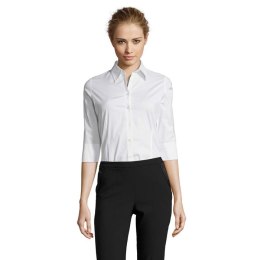 EFFECT STRETCH WOMEN SHIRT Biały 3XL (S17010-WH-3XL)