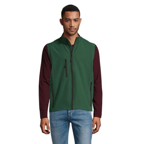 RALLYE MEN SOFTSHELL JACKET Ciemno-zielony 3XL (S46601-BO-3XL)