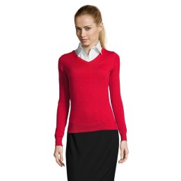 GALAXY WOMEN V-NECK SWEATER Czerwony XS (S90010-RD-XS)