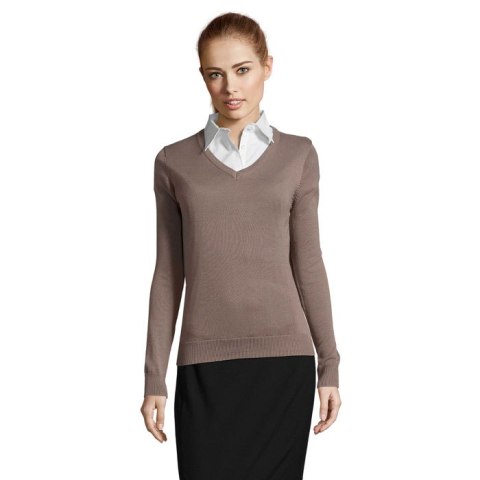 GALAXY WOMEN V-NECK SWEATER Espresso XS (S90010-EP-XS)