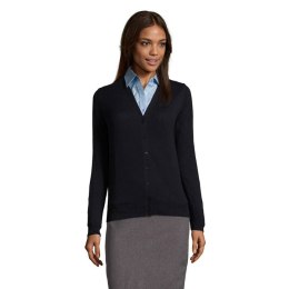 GOLDEN WOMEN V NECK CARDIGA Granatowy S (S90012-NY-S)