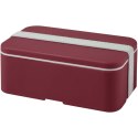 MIYO POP jednopoziomowe pudełko śniadaniowe o pojemności 700 ml burgundowy (21077822)