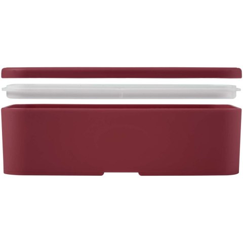 MIYO POP jednopoziomowe pudełko śniadaniowe o pojemności 700 ml burgundowy (21077822)