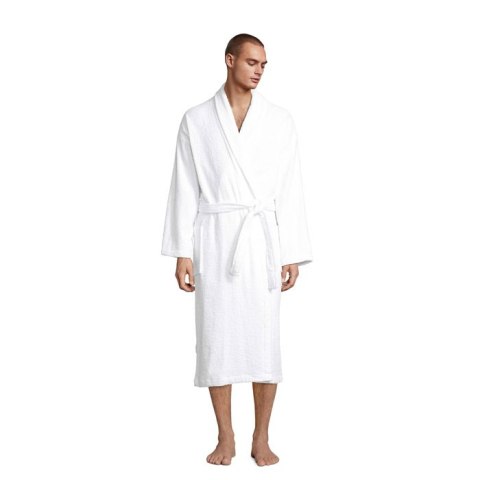 PALACE UNISEX BATHROBE Biały S (S89100-WH-S)